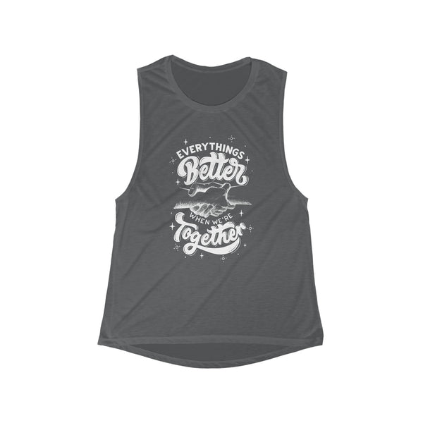 Women's Flowy Scoop Muscle Tank