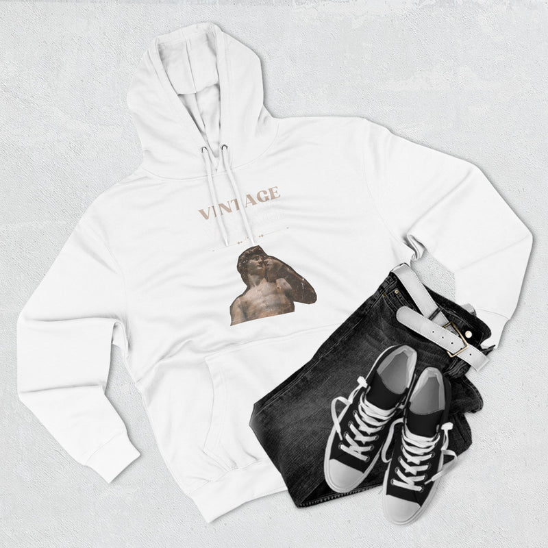 Three-Panel Fleece Hoodie