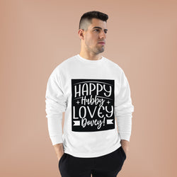 HAPPY HUBBY - Unisex EcoSmart® Crewneck Sweatshirt