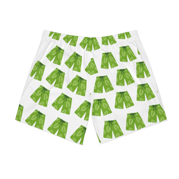 Men's Elastic Beach Shorts (AOP)