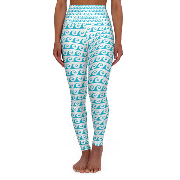 High Waisted Yoga Leggings (AOP)